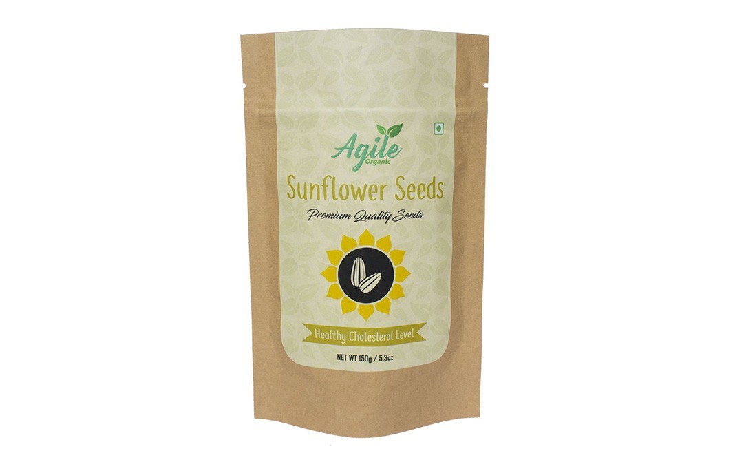 Agile Organic Sunflower Seeds    Pack  150 grams